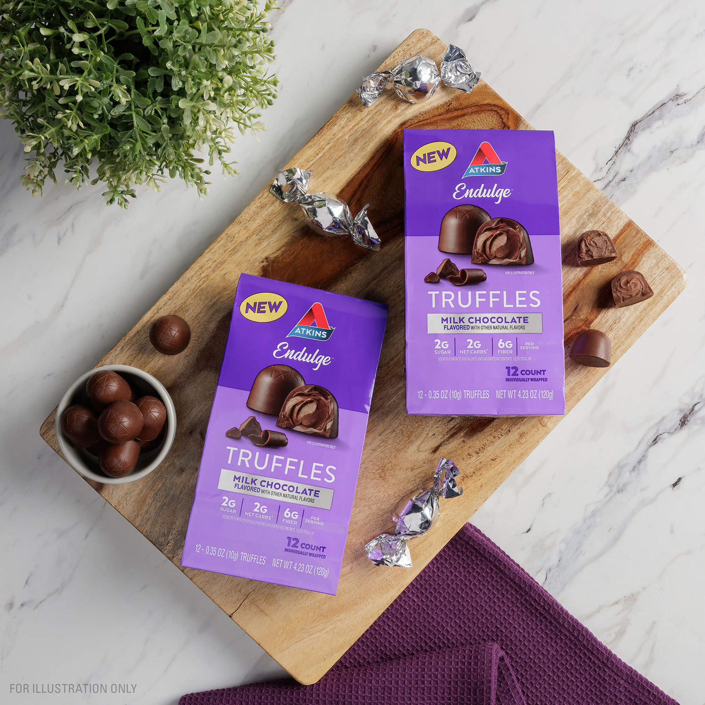 Endulge Milk Chocolate Truffles-glamour shot
