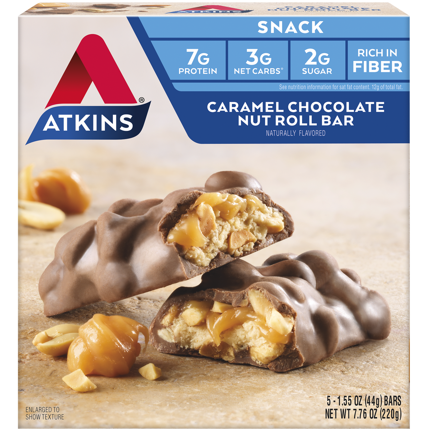 Caramel Chocolate Nut Roll